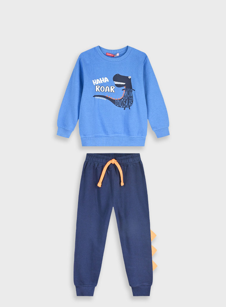 Φούτερ φόρμα με τύπωμα - 1 έτους, ΜΑΡΕΝ εικόνα 1