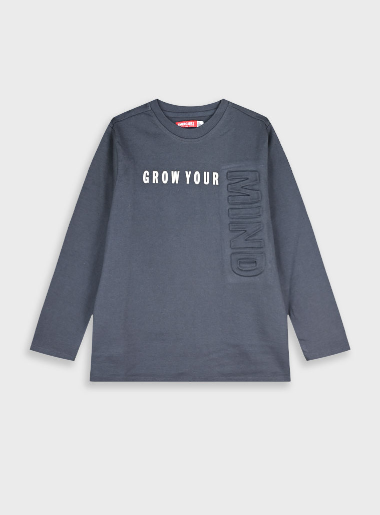 Μακρυμάνικη μπλούζα - ΑΝΘΡΑΚΙ 13-125041-5