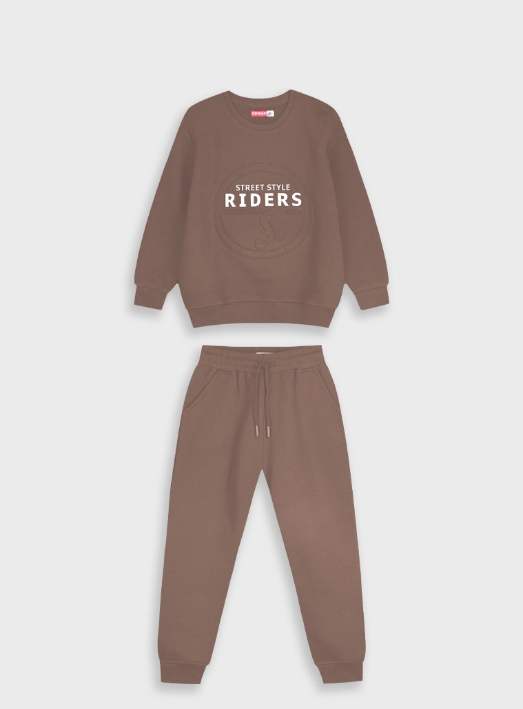 Φούτερ φόρμα με τύπωμα - ΜΑΥΡΟ 13-125080-0 φωτογραφία