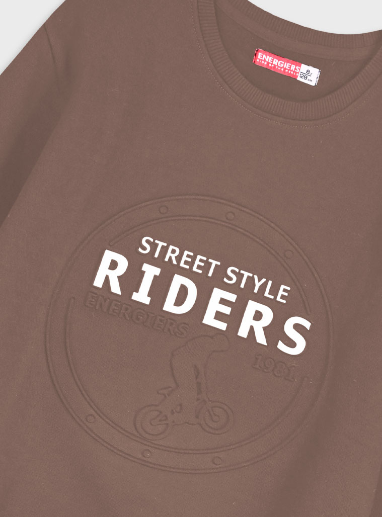 Φούτερ φόρμα με τύπωμα - ΜΑΥΡΟ 13-125080-0 φωτογραφία