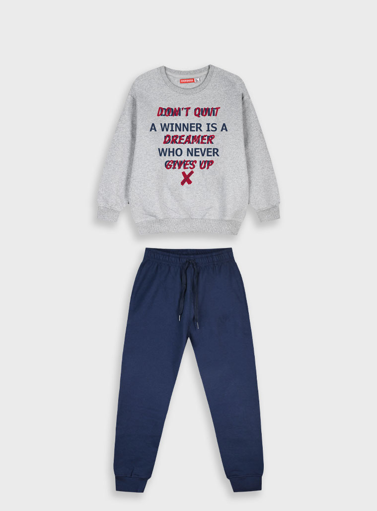 Φούτερ φόρμα με τύπωμα - ΜΑΥΡΟ 13-125086-0 φωτογραφία