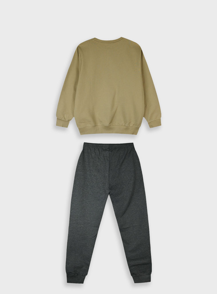 Φούτερ φόρμα με τύπωμα - ΜΑΥΡΟ 13-125086-0 φωτογραφία