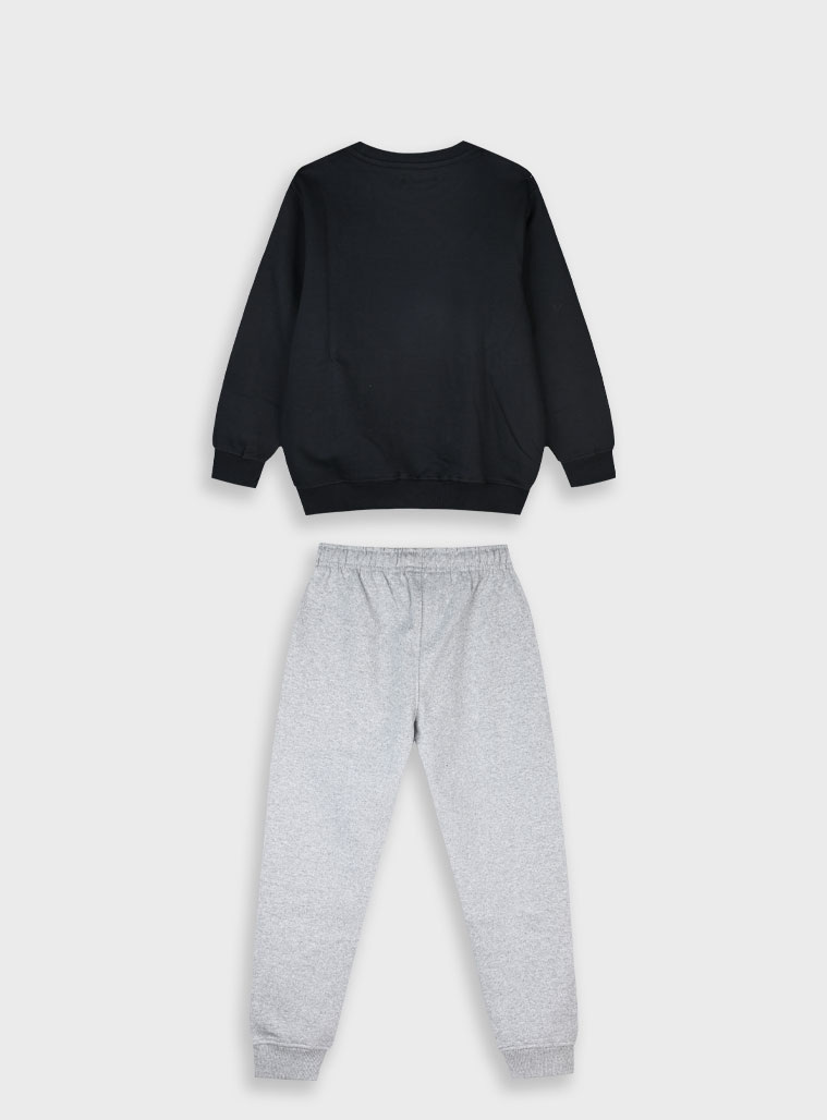 Φούτερ φόρμα με τύπωμα - ΜΑΥΡΟ 13-125086-0 φωτογραφία