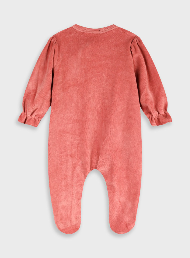 Βρεφικό βελουτέ φορμάκι - ΣΚΟΝΙΣΜΕΝΟ ΛΙΛΑ 14-125411-9 φωτογραφία