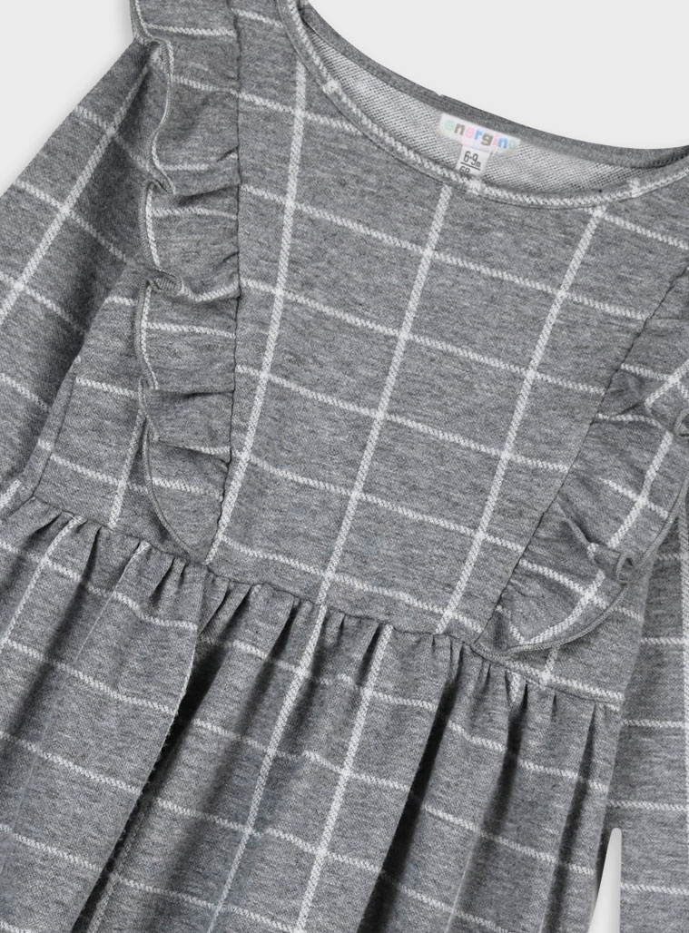 Βρεφικό καρρώ φόρεμα - ΜΕΛΑΝΖΕ 14-125420-7 φωτογραφία