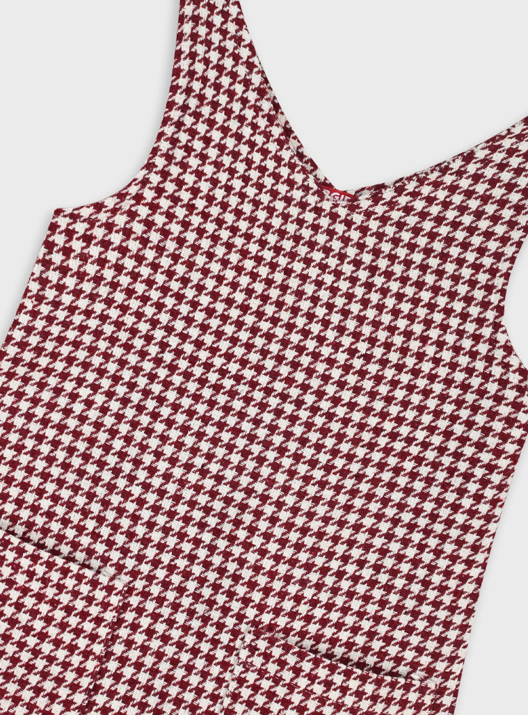 Σετ μπλούζα με σαραφάν - PIED DE POULE 15-125309-7 φωτογραφία