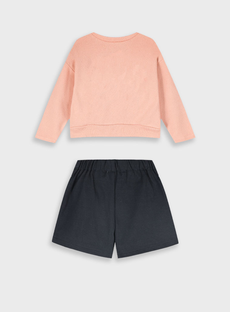 Σετ μπλούζα με σορτς - ΜΑΥΡΟ 15-125322-0 φωτογραφία