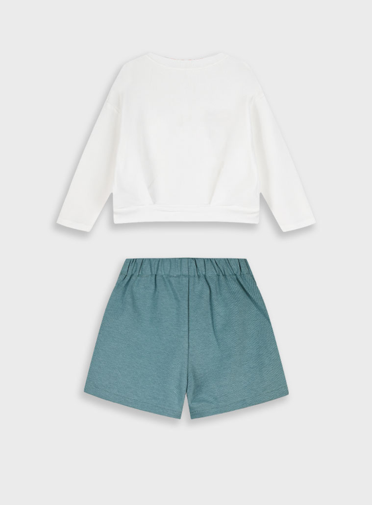 Σετ μπλούζα με σορτς - ΜΑΥΡΟ 15-125322-0 φωτογραφία