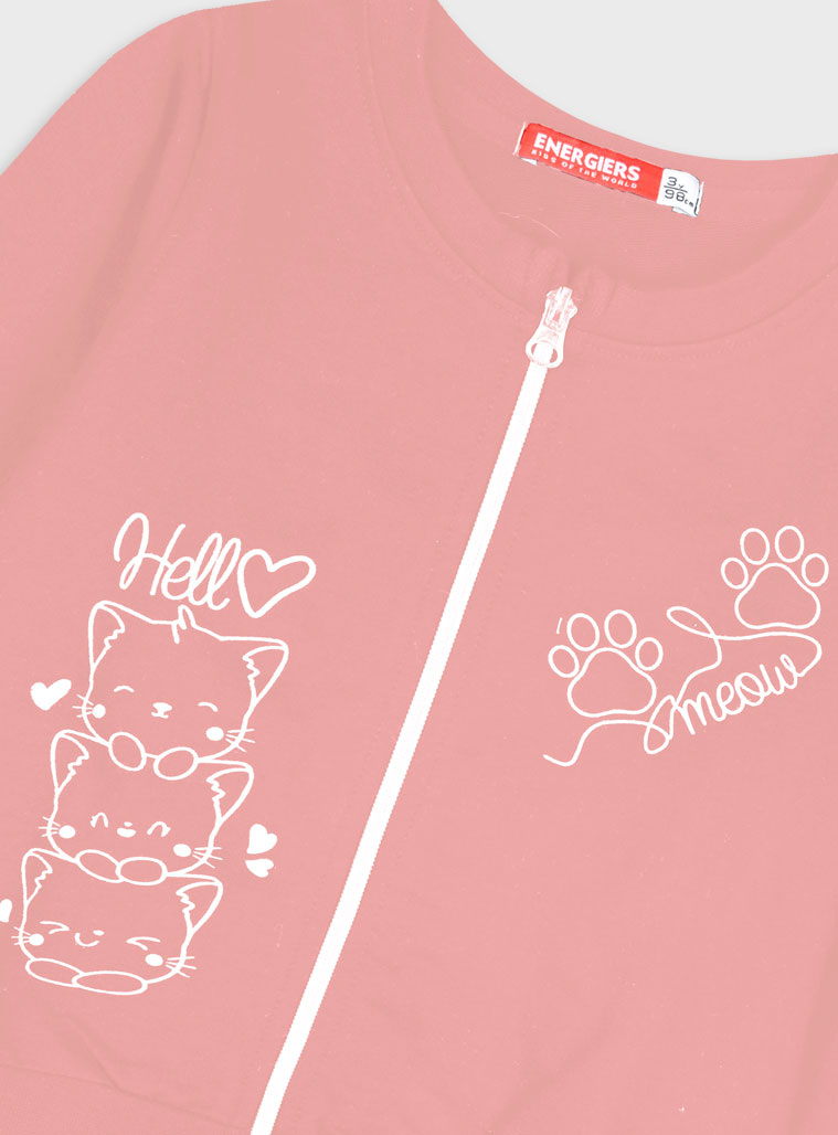 Φούτερ φόρμα με τύπωμα - ΜΑΥΡΟ 15-125330-0 φωτογραφία