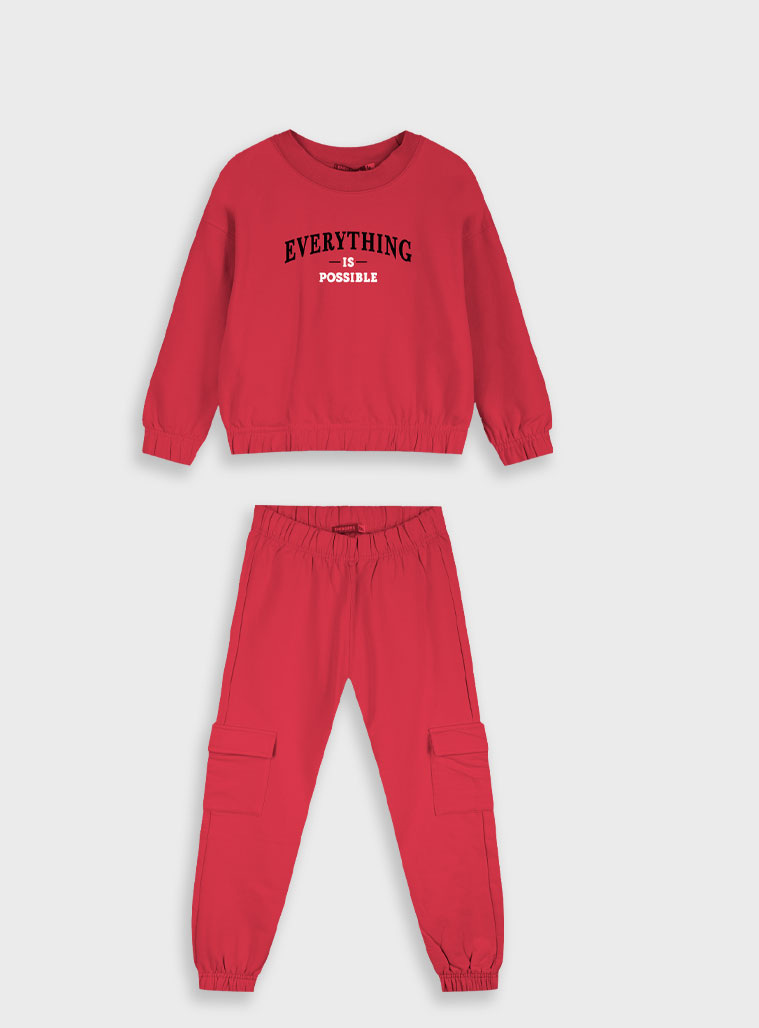 Φούτερ φόρμα με τύπωμα - ΛΙΛΑ 15-125374-0 φωτογραφία