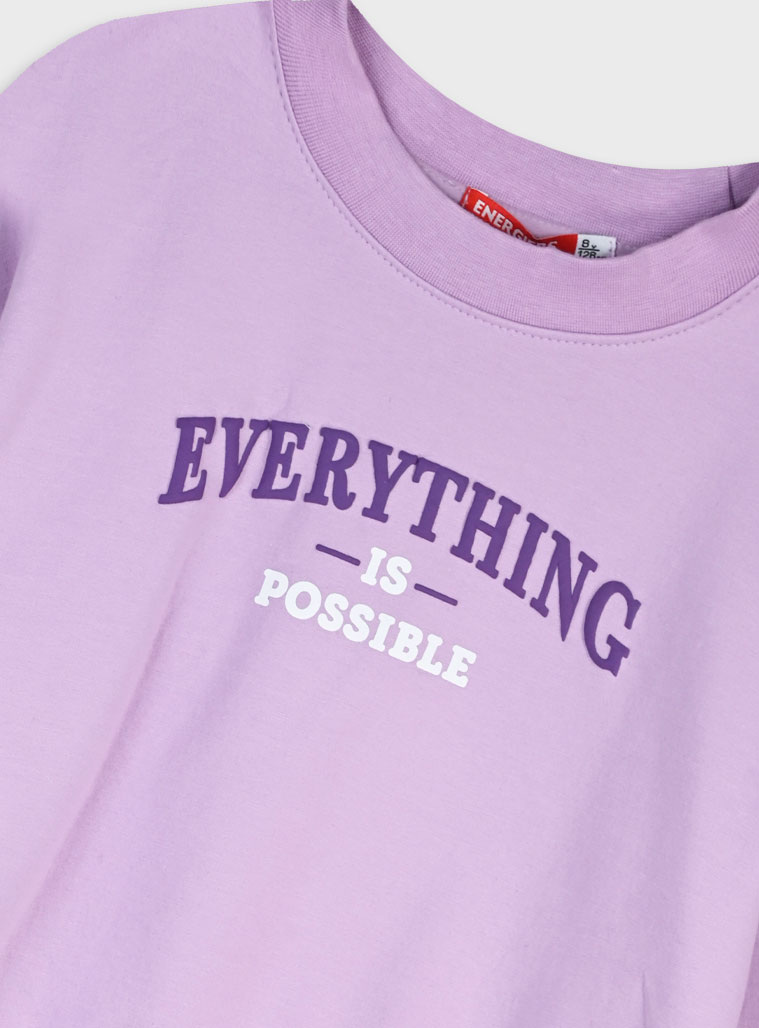 Φούτερ φόρμα με τύπωμα - ΛΙΛΑ 15-125374-0 φωτογραφία