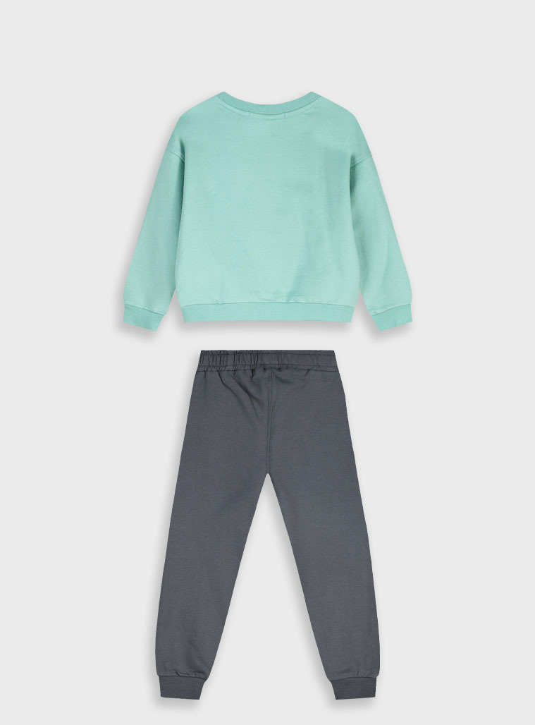 Φούτερ φόρμα με τύπωμα - ΑΝΘΡΑΚΙ 15-125385-0 φωτογραφία