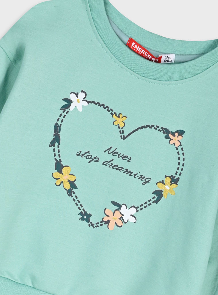 Φούτερ φόρμα με τύπωμα - ΑΝΘΡΑΚΙ 15-125385-0 φωτογραφία