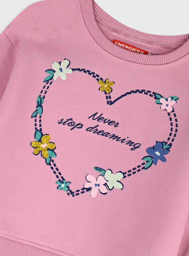 Φούτερ φόρμα με τύπωμα - ΑΝΘΡΑΚΙ 15-125385-0 φωτογραφία