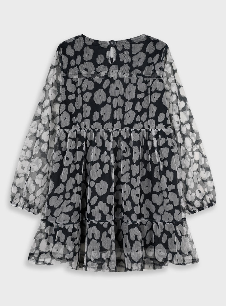 Λεοπάρ φόρεμα - ΑΝΘΡΑΚΙ 16-125210-7 φωτογραφία