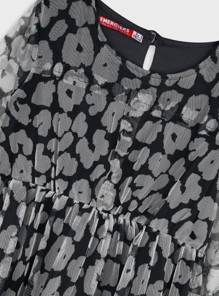 Λεοπάρ φόρεμα - ΑΝΘΡΑΚΙ 16-125210-7 φωτογραφία