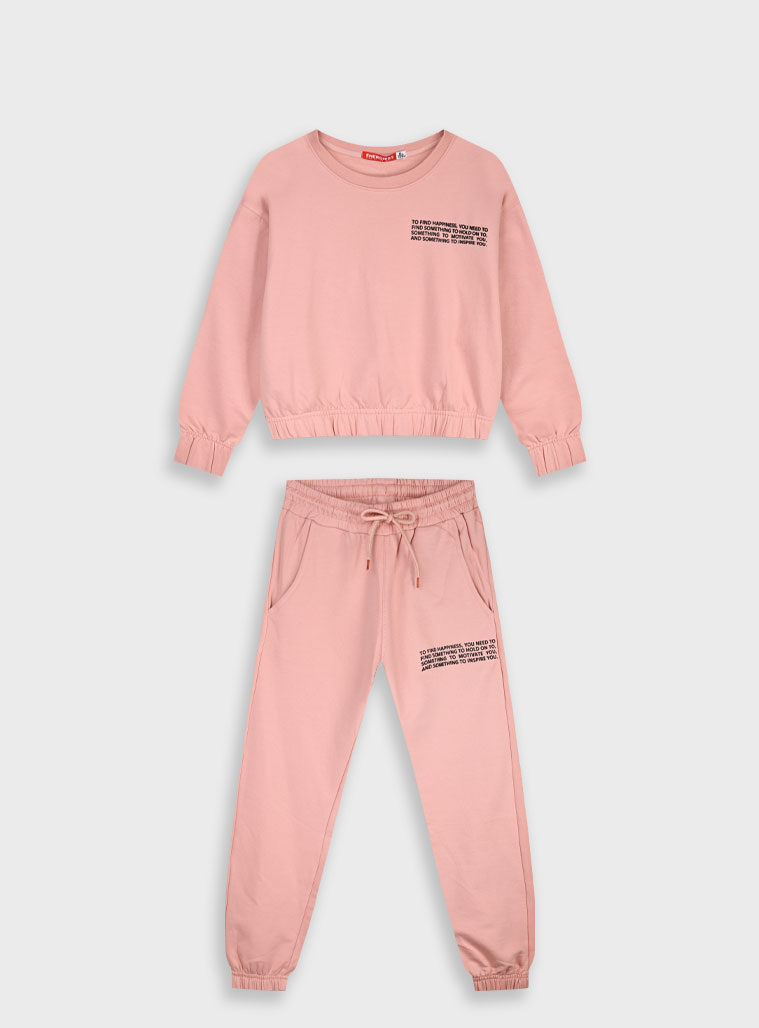 Φούτερ φόρμα με τύπωμα – ΜΑΥΡΟ 16-125276-0