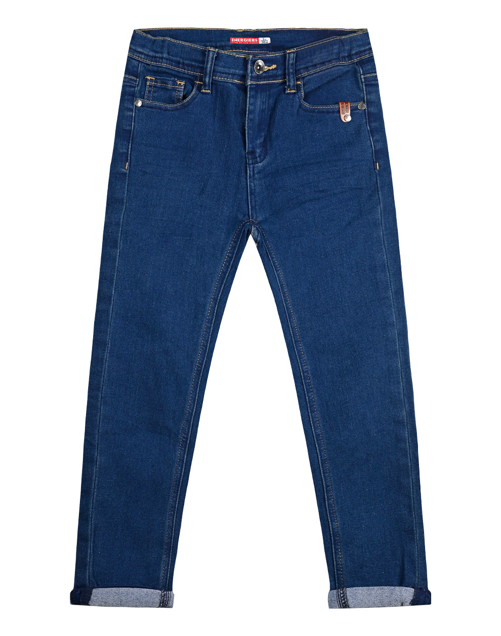 Energiers Basic Line unisex 5τσεπο ελαστικό τζην - 1 έτους, ΜΠΛΕ ΤΖΗΝ εικόνα 1