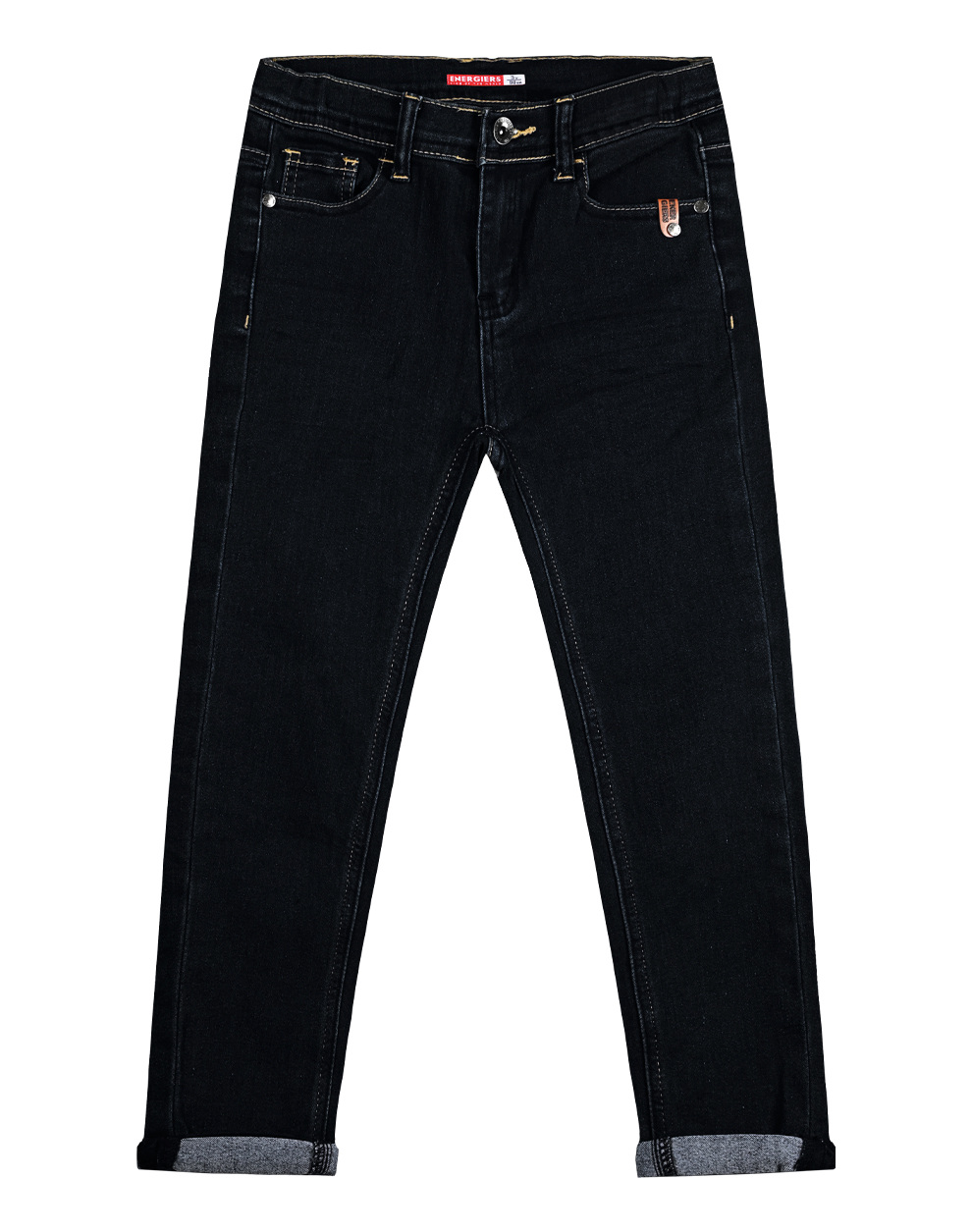 Energiers Basic Line unisex 5τσεπο ελαστικό τζην - 2 ετών, ΜΑΥΡΟ ΤΖΗΝ εικόνα 1