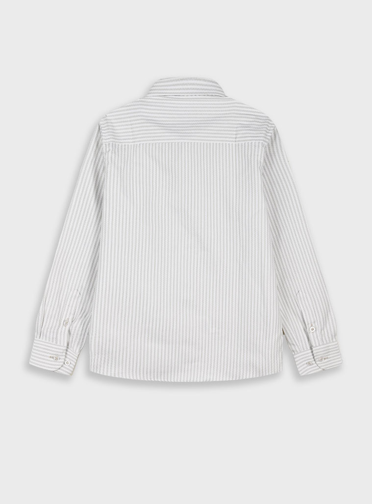 Boutique πουκάμισο - Εκρού 43-125091-4 φωτογραφία