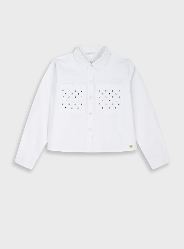 Boutique πουκάμισο - 6 ετών, Λευκό εικόνα 1
