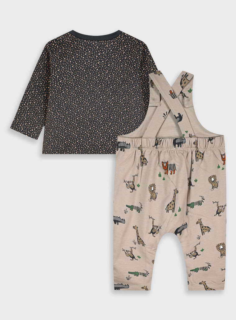 Βρεφικό σετ μπλούζα με σαλοπέτα - SMOKE GREY 11-125462-0 φωτογραφία