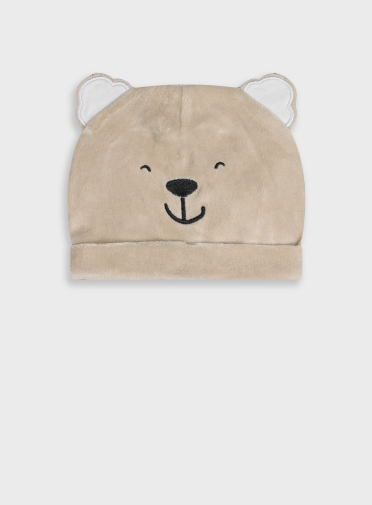 Βρεφικό σκουφάκι - 62 cm, ΒΑΝΙΛΙΑ εικόνα 1