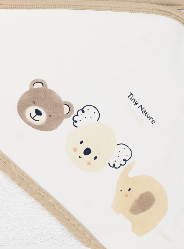 Βρεφική μπουρνουζοπετσέτα - Λευκό 11-125561-0 φωτογραφία