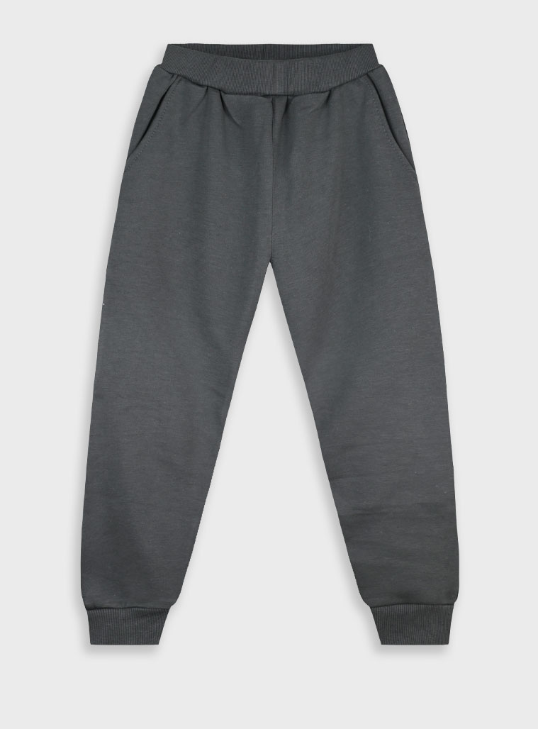 Παντελόνι φούτερ Energiers Basic Line  για αγόρι με χνούδι - 1 έτους, ΑΝΘΡΑΚΙ εικόνα 1