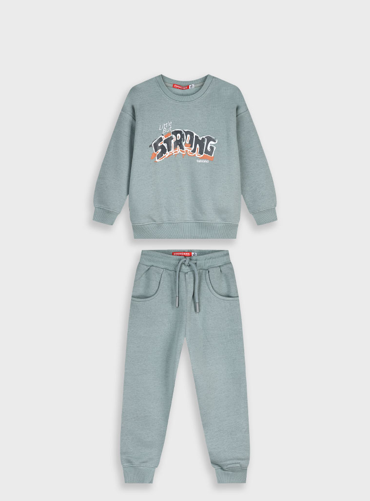 Φούτερ φόρμα με τύπωμα - 7 ετών, ΦΥΣΤΙΚΙ εικόνα 1