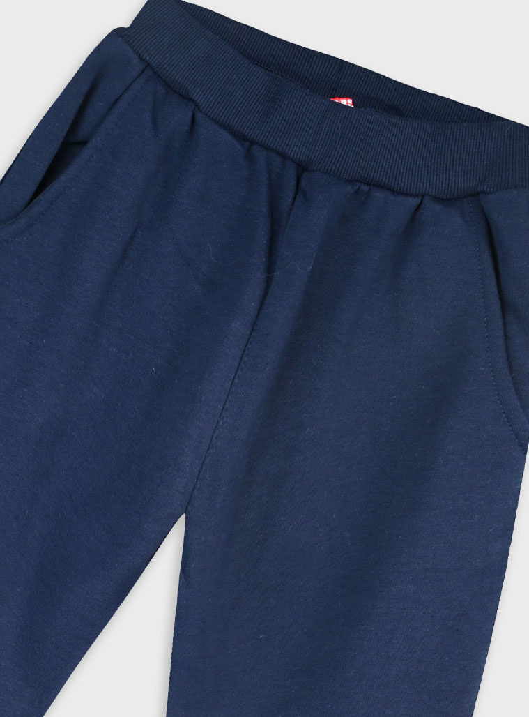 Παντελόνι φούτερ Energiers Basic Line με λάστιχο στο κάτω μέρος για αγόρι - ΜΑΥΡΟ 13-100001-2-9-99 φωτογραφία