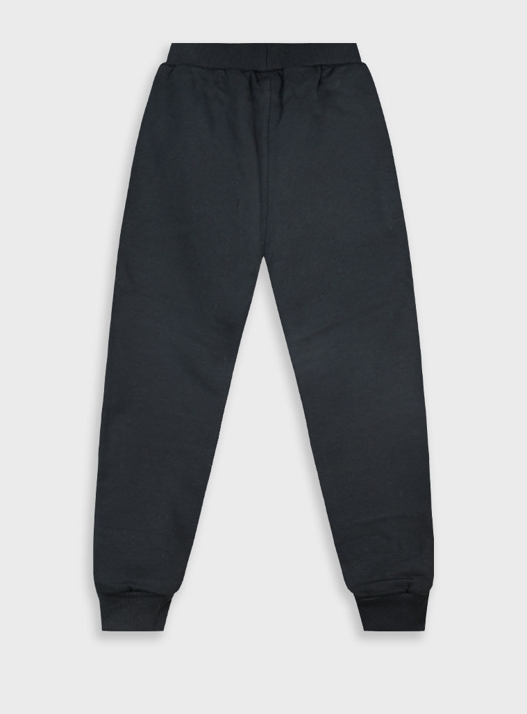 Παντελόνι φούτερ Energiers Basic Line με λάστιχο στο κάτω μέρος για αγόρι - ΜΑΥΡΟ 13-100001-2-9-99 φωτογραφία