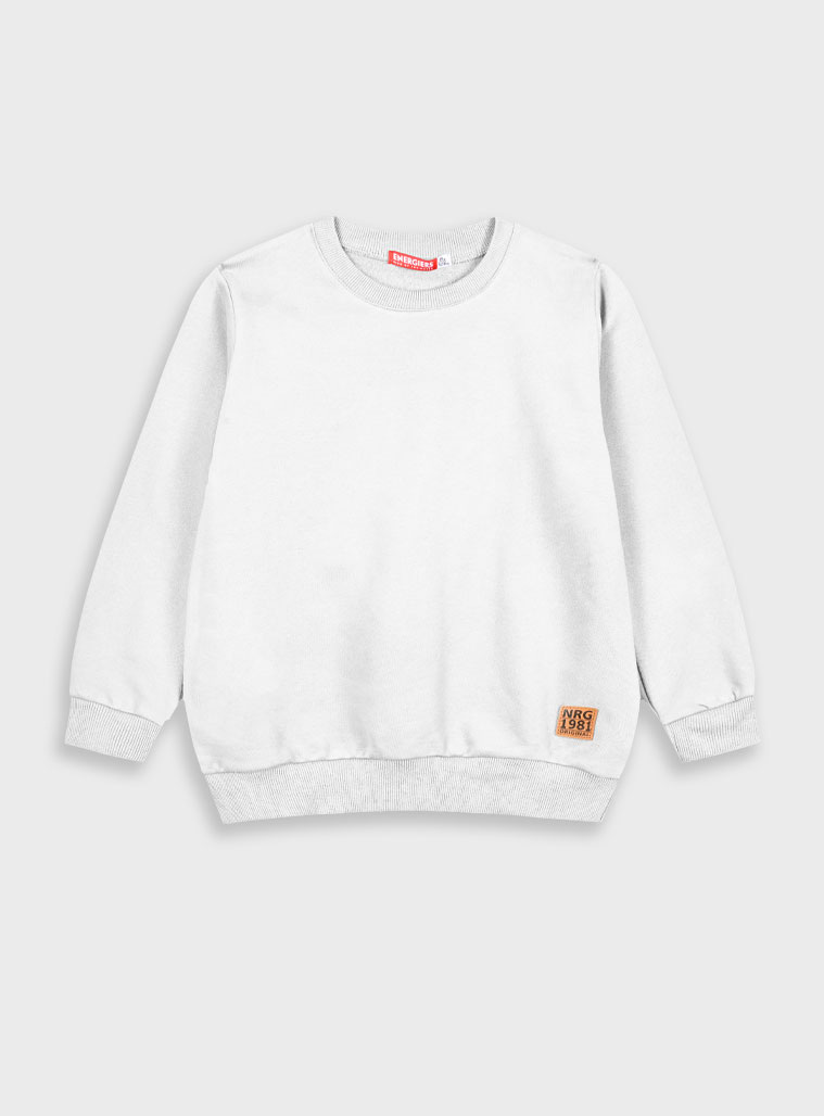 Energiers Basic Line μπλούζα φούτερ για αγόρι - 6 ετών, Λευκό εικόνα 1