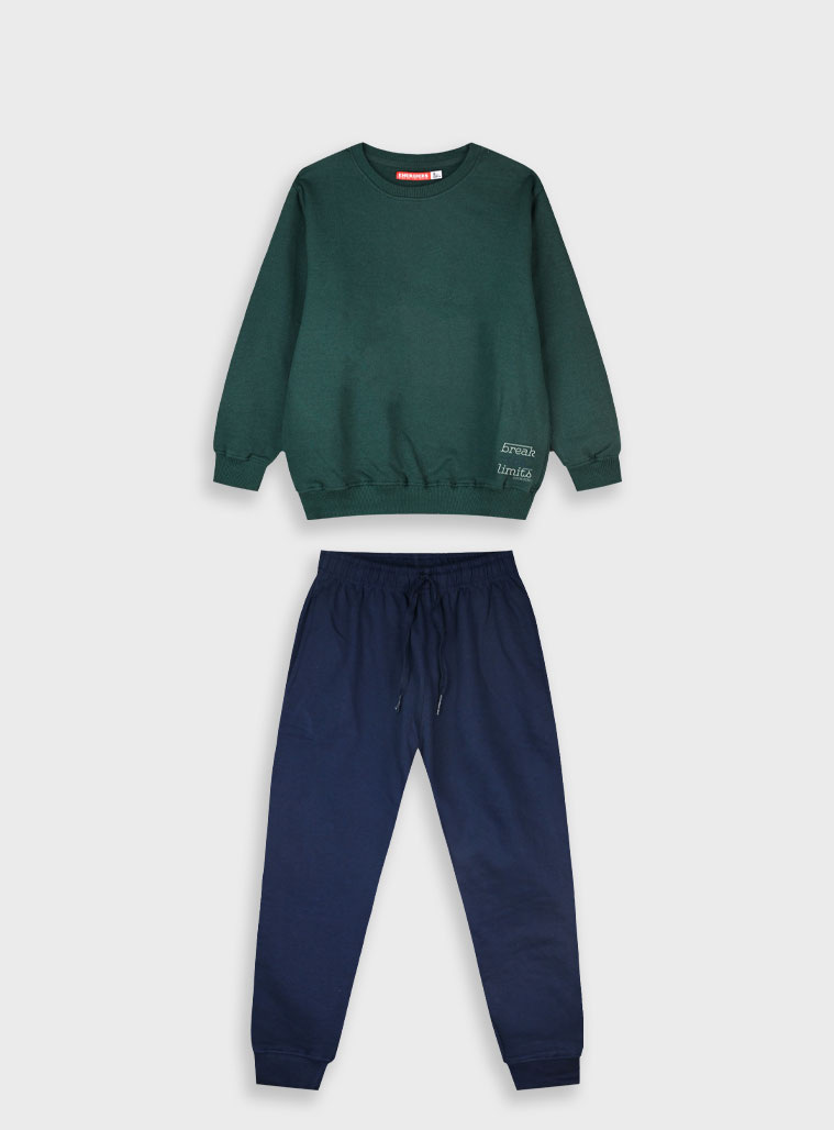 Φούτερ φόρμα με τύπωμα - 14 ετών, ΜΑΡΕΝ εικόνα 1