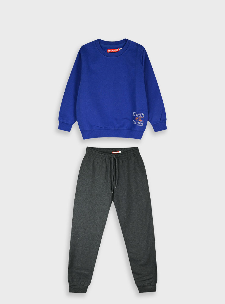 Φούτερ φόρμα με τύπωμα - 2 ετών, ΑΝΘΡΑΚΙ εικόνα 1