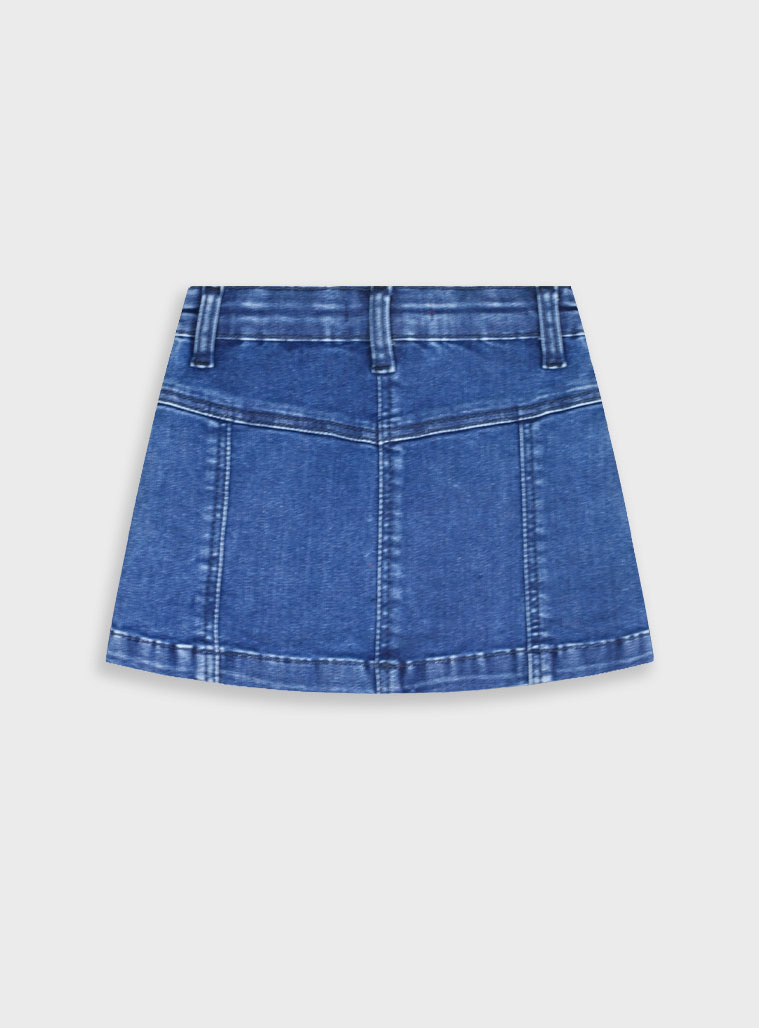 Τζην φούστα - ΜΑΥΡΟ ΤΖΗΝ 15-125303-3 φωτογραφία