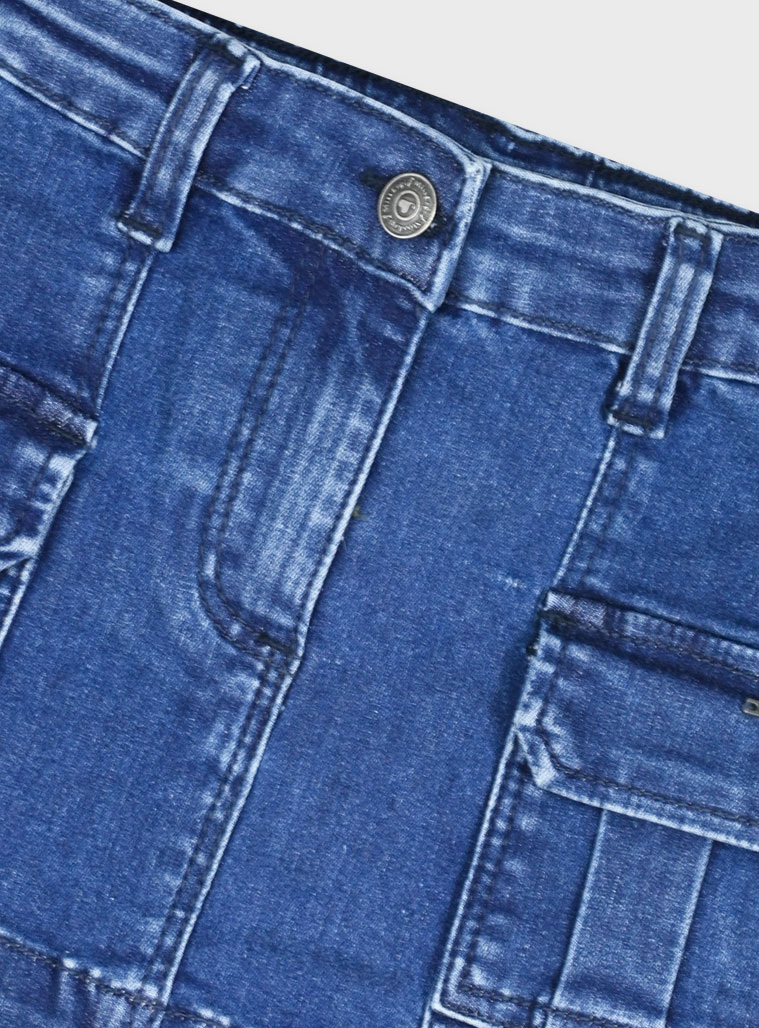 Τζην φούστα - ΜΑΥΡΟ ΤΖΗΝ 15-125303-3 φωτογραφία