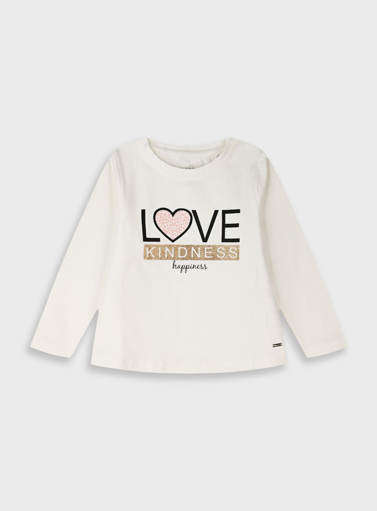 Μακρυμάνικη μπλούζα – Εκρού 15-125320-5