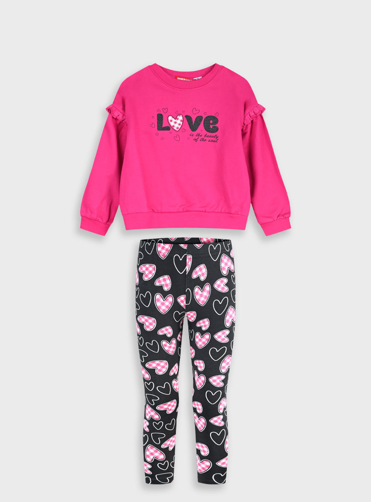 Σετ φούτερ μπλούζα με κολάν - 7 ετών, ΕΜΠΡΙΜΕ εικόνα 1