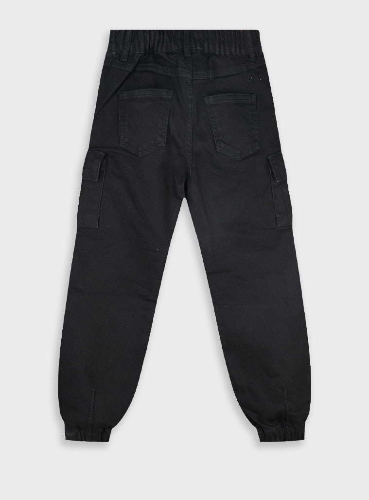 Τζην παντελόνι cargo - ΜΑΥΡΟ ΤΖΗΝ 16-125201-2 φωτογραφία