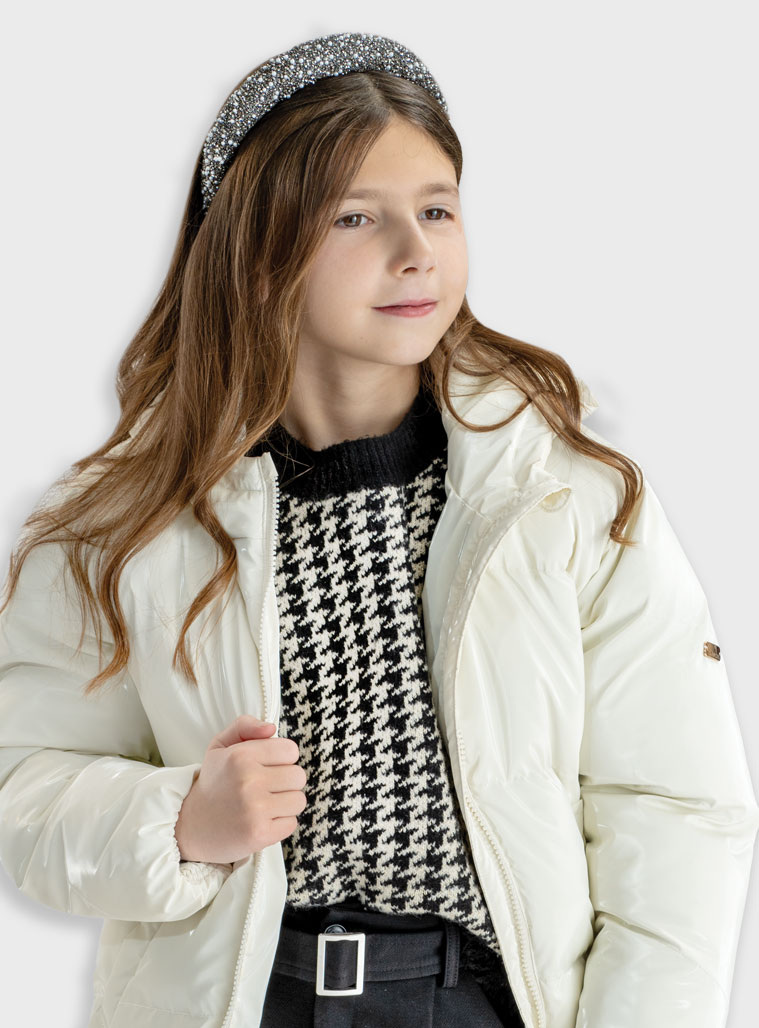 Μπουφάν με κουκούλα - ΜΑΥΡΟ 16-125203-1 φωτογραφία