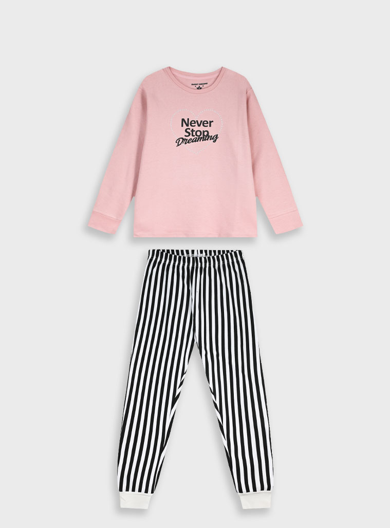 energiers Πυζάμα με τύπωμα - ΜΑΥΡΟ 36-125204-9