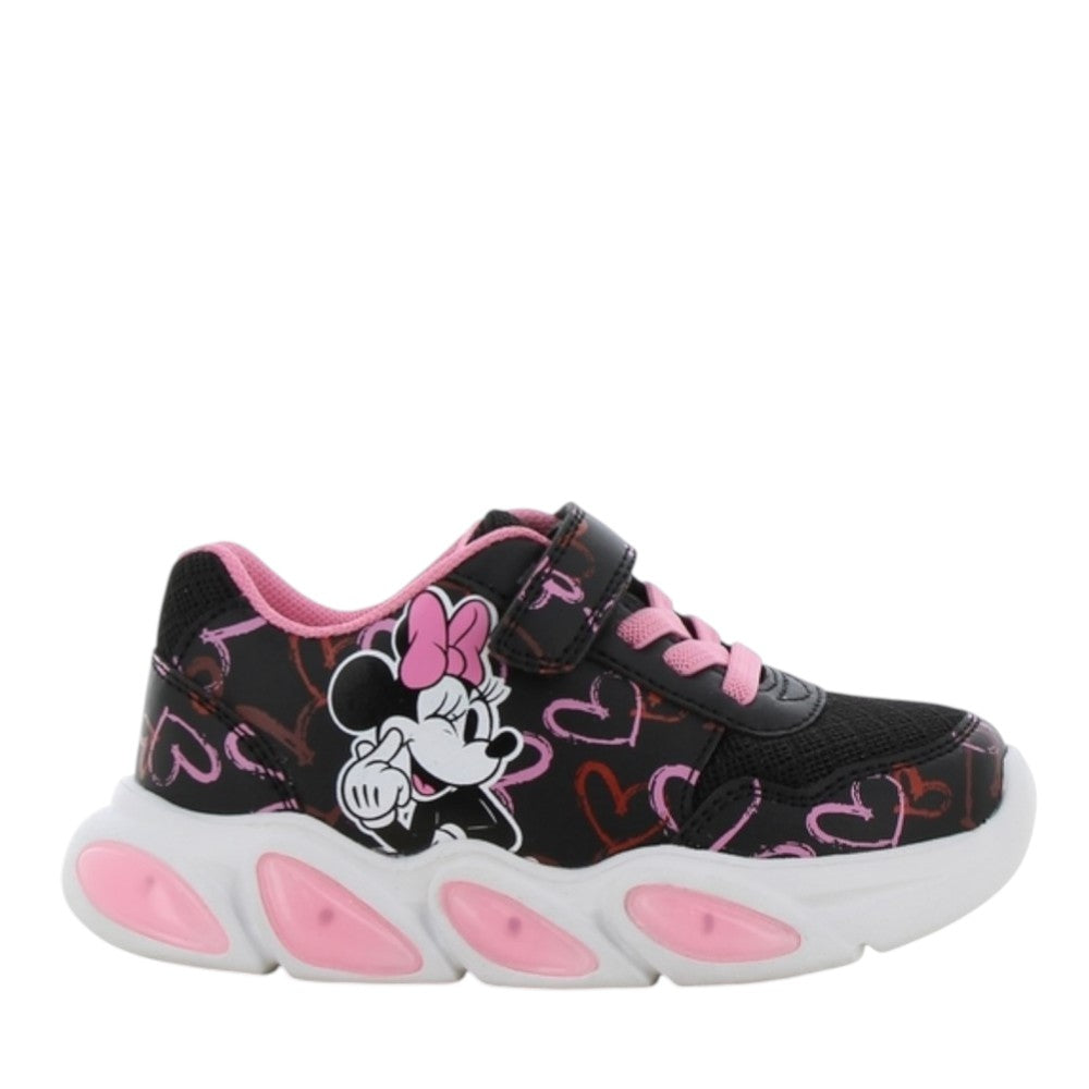 Disney MINNIE MOUSE Αθλητικό με Φωτάκι Led 24-32 - ΜΑΥΡΟ