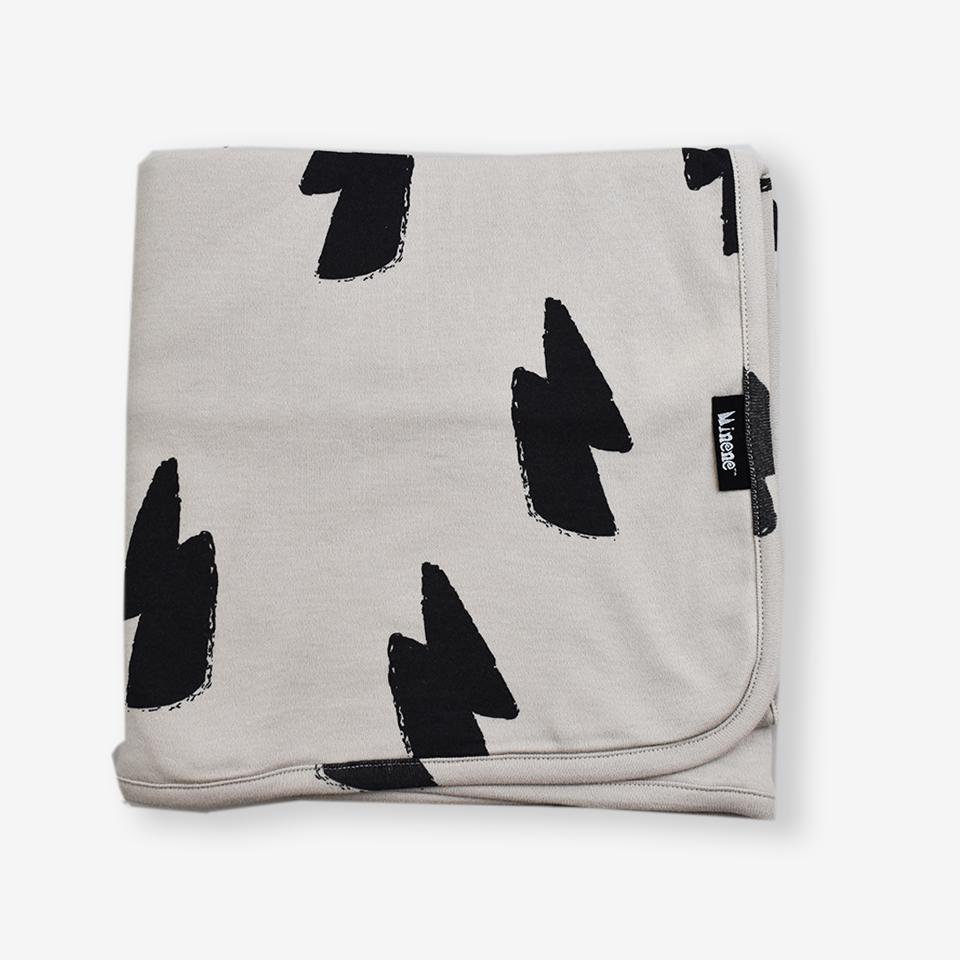 Minene Κουβέρτα Λεπτή Βαμβακερή Λίκνου-Αγκαλιάς 80x80εκ. Πολλαπλών Χρήσεων Thunder Art Minene 11130002620OS