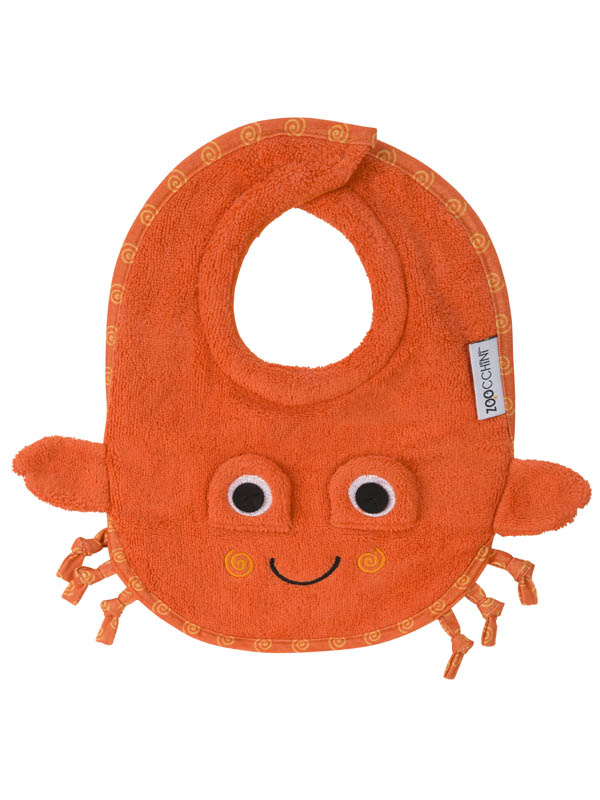 Εικόνα 1 Σαλιάρα Βαμβακερή Charlie the Crab Zoocchini ZOO1807