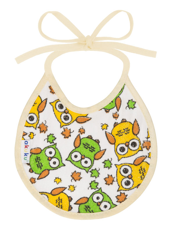 Σαλιάρα Βαμβακερή Αδιάβροχη Με Δέσιμο akuku A1600 (Ύφασμα: Βαμβάκι 100%) – akuku – A1600-BOY