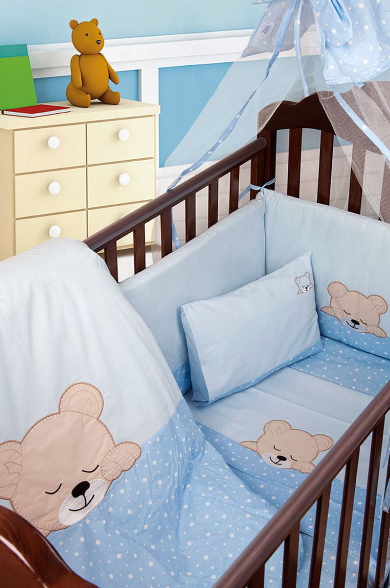 DimCol Κουνουπιέρα Κούνιας 160x490εκ. Sleeping Bear Cub 13 Dimcol