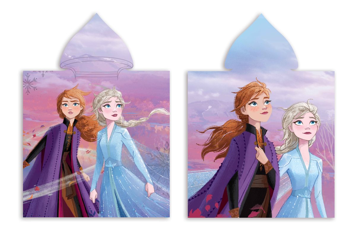 Εικόνα 1 Πόντσο Παιδικό Microfiber 50x100εκ. Frozen 20 Digital Print Disney Dimcol
