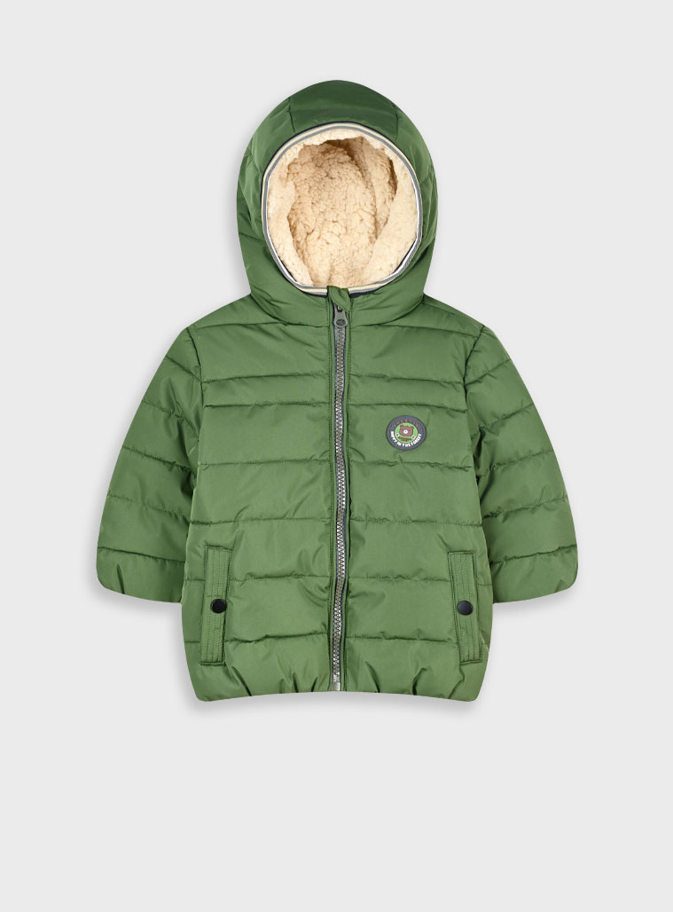 Βρεφικό μπουφάν - 68 cm, ΧΑΚΙ εικόνα 1