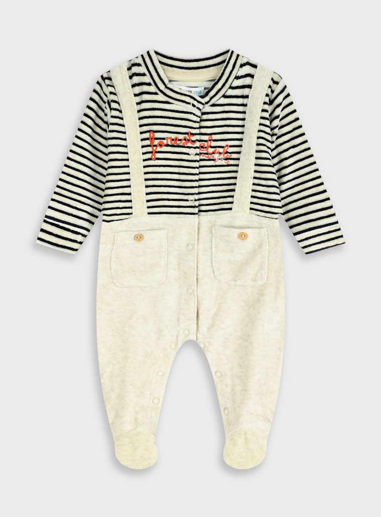 energiers Βρεφικό βελουτέ φορμάκι - VANNILA MELANZE 11-125468-9